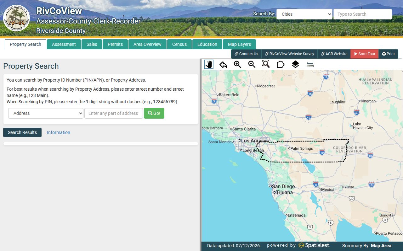 Riverside people search using RivCoView property records